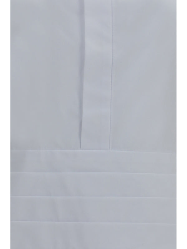 Shirt Cotton Poplin With Belt Off White