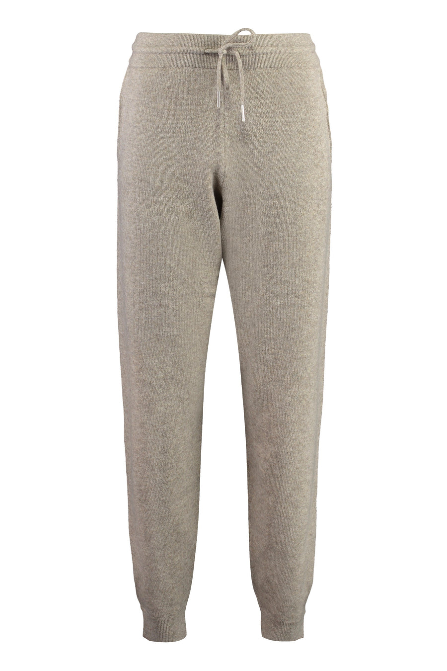 Triomphe Wool-Cashmere Jogging Trousers Beige Track Pants