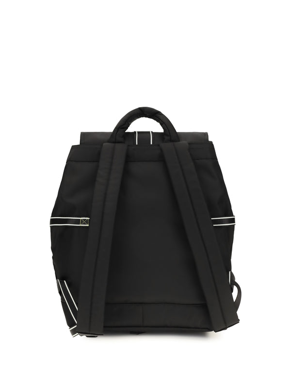 Backpack Re-Tech Black Recycled Polyamide Backpacks