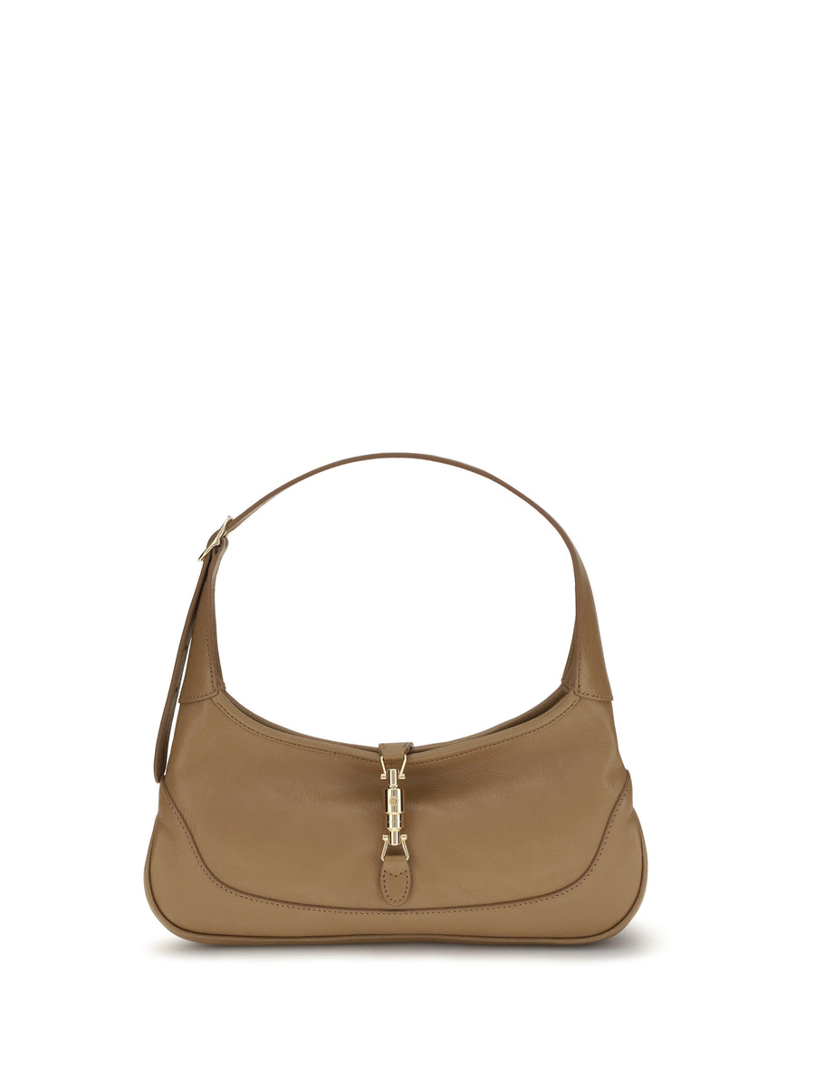 Shoulder Bag Jackie Koi Beige Calf Leather Handbags