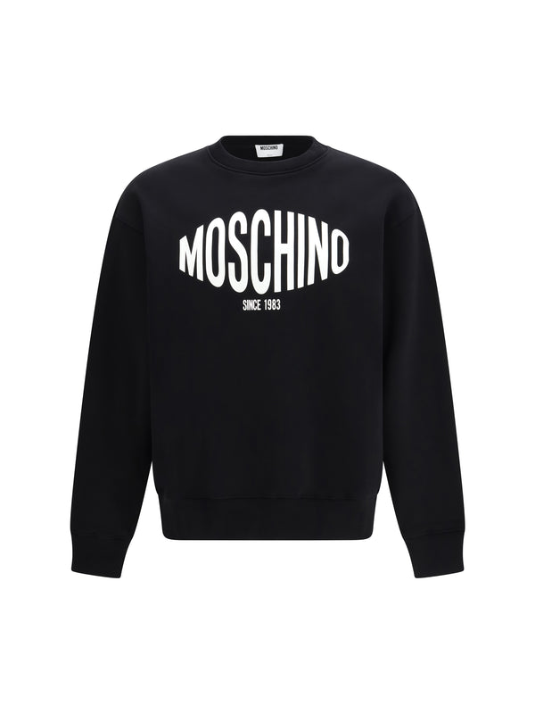 Sweatshirt Printed Organic Cotton Black Sweatshirts