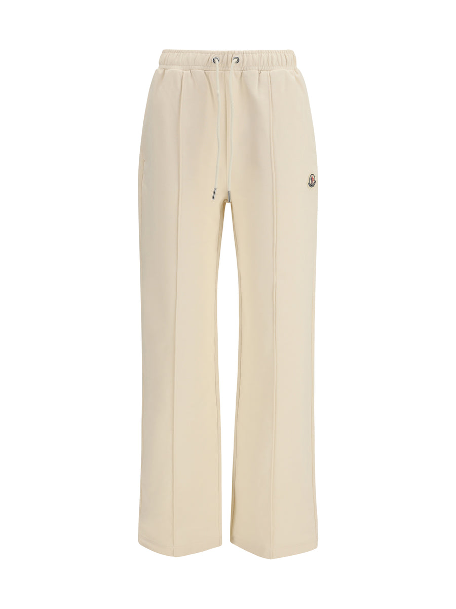 Moncler 100% Cotton joggers in beige