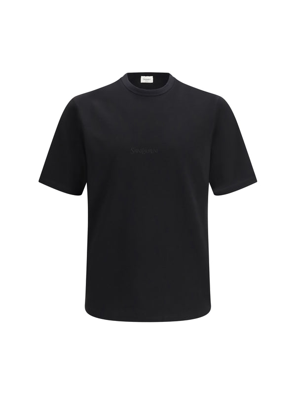 Saint Laurent 100% Cotton t-shirt in black