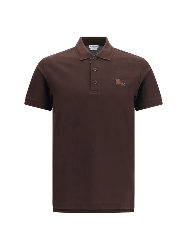 Burberry 100% Cotton polo shirt in brown