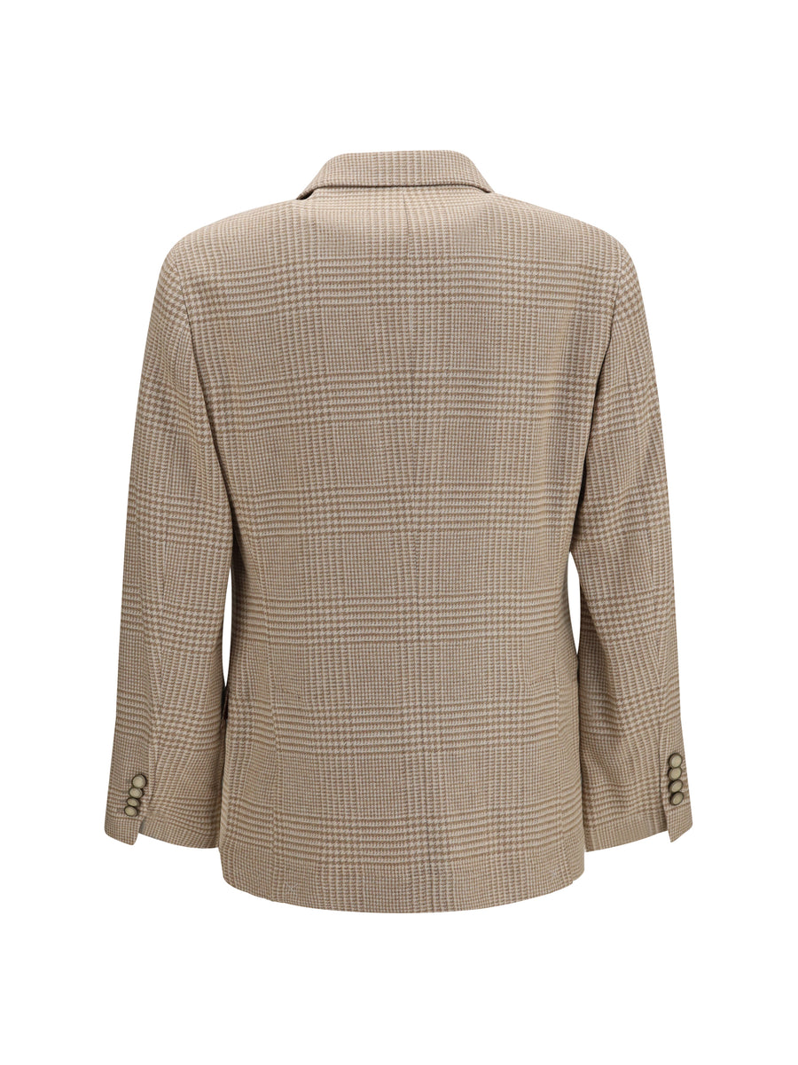 Blazer Camel Cotton Jacket
