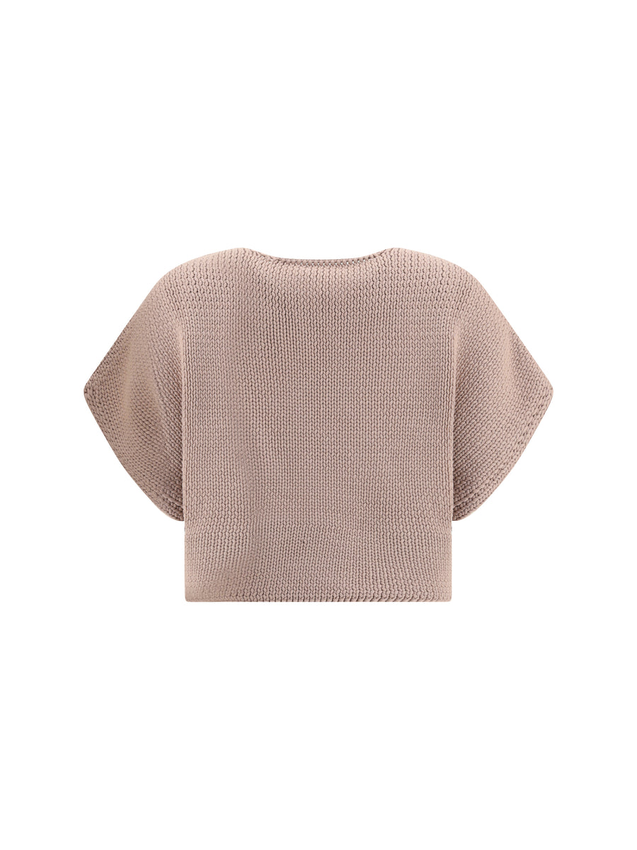 Chunky Knit Sweater Sable Cotton