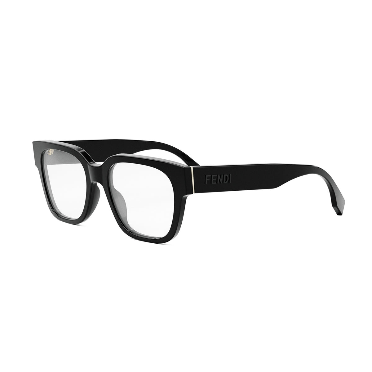 Fendi FE50080I Signature 001 Black Nero Acetate Occhiali Da Vista