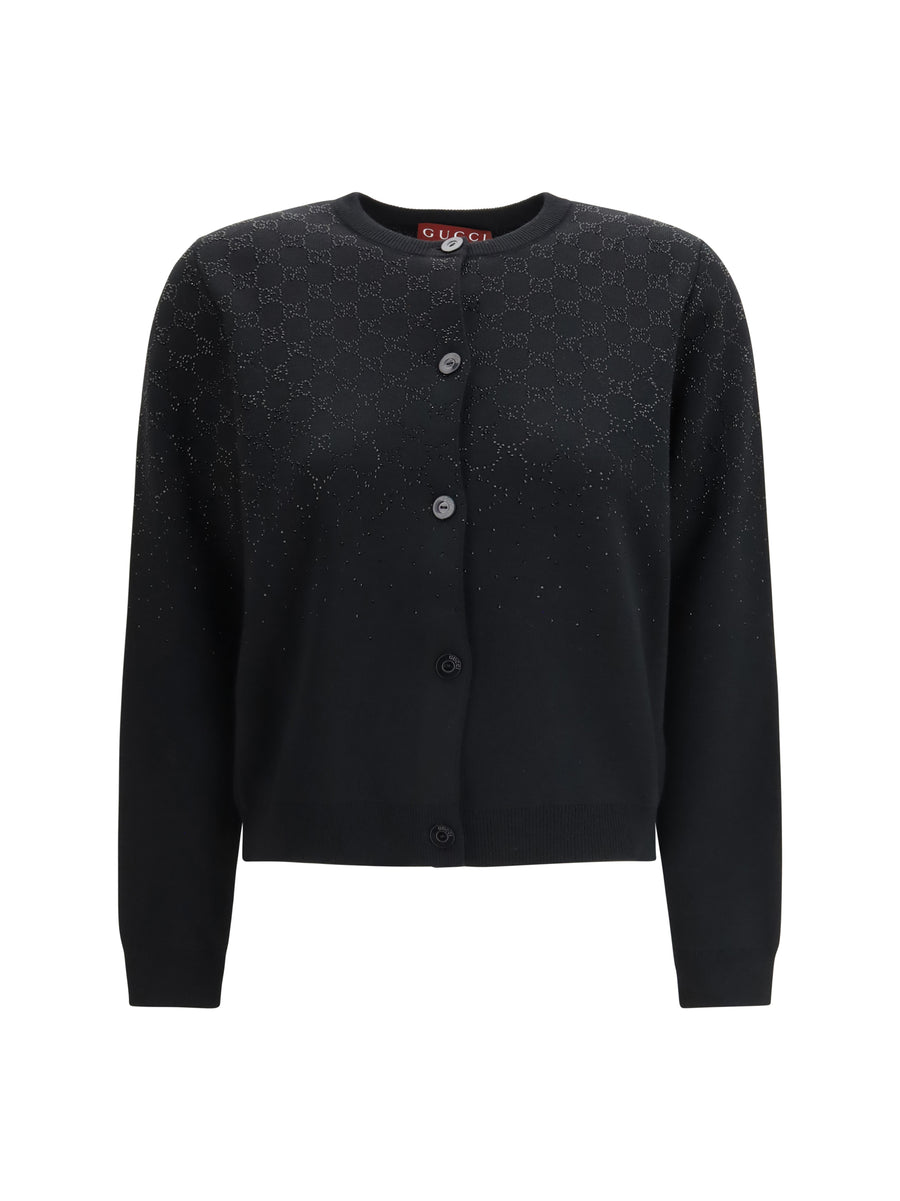 Gucci 78% Wool; 22% Viscose cardigan in black