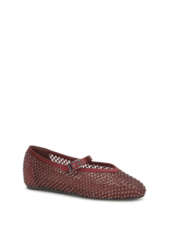 Ballerina Shoes Gilda Cherry Calf Leather