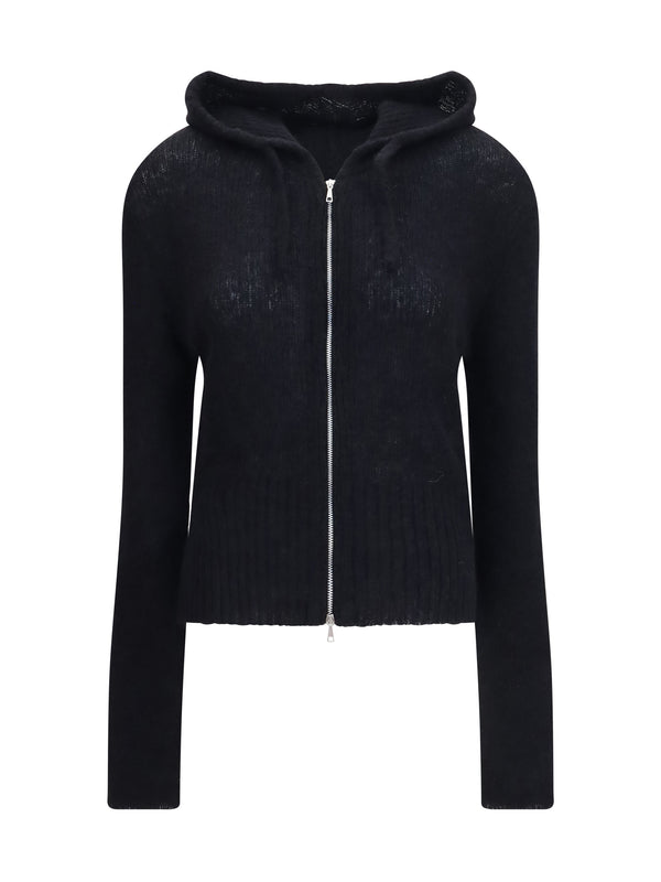 Our Legacy 55% Alpaca Vicugna hoodie in black