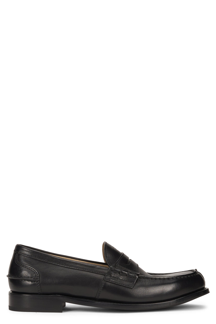 Leather Loafers Black Calfskin