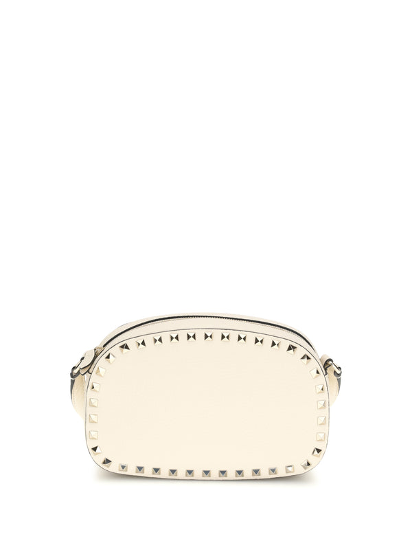 Valentino Garavani 100% calf leather (Bos Taurus) shoulder bag in beige