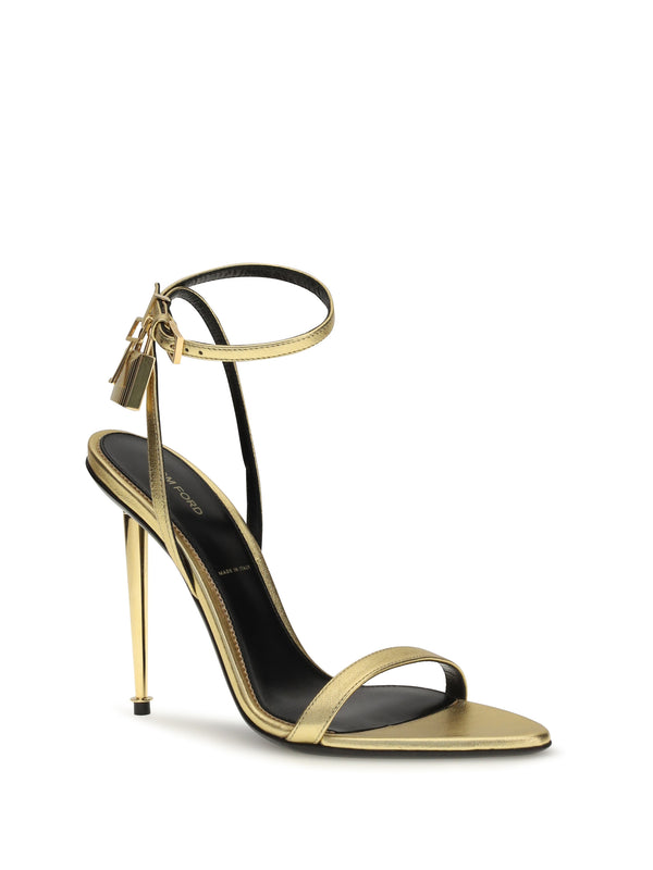 Sandals Lambskin Gold Upper
