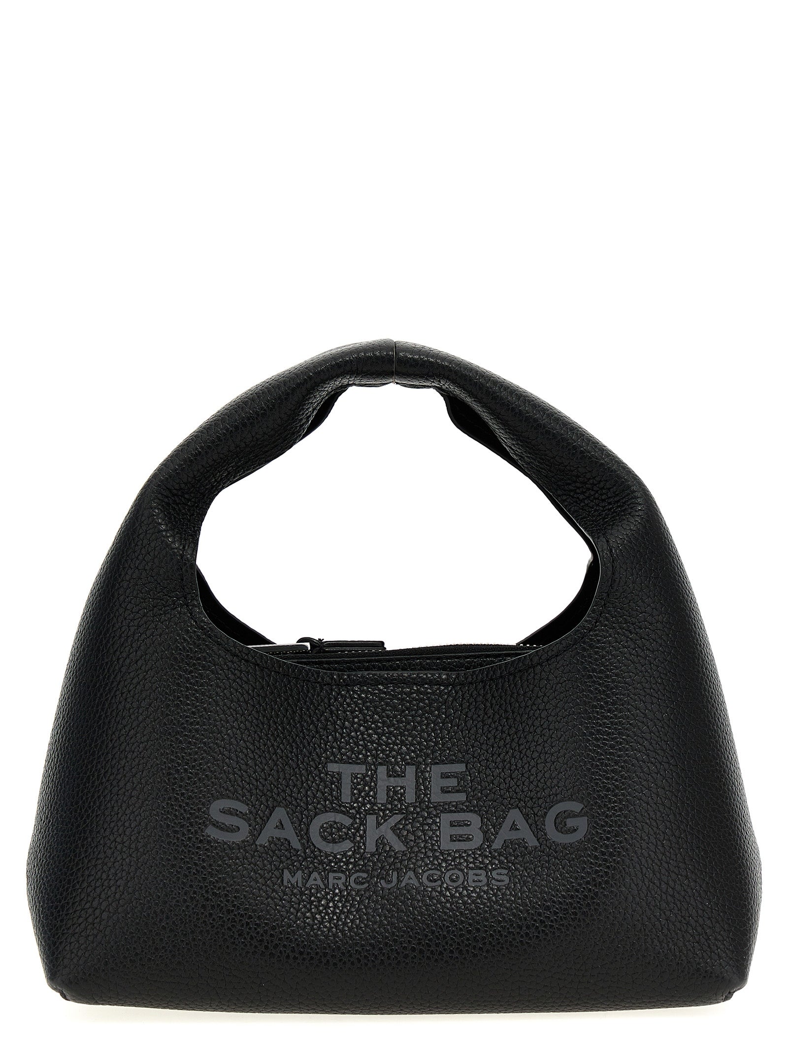 The mini Sack handbag Black Cow Leather (bos Taurus) Hand Bags