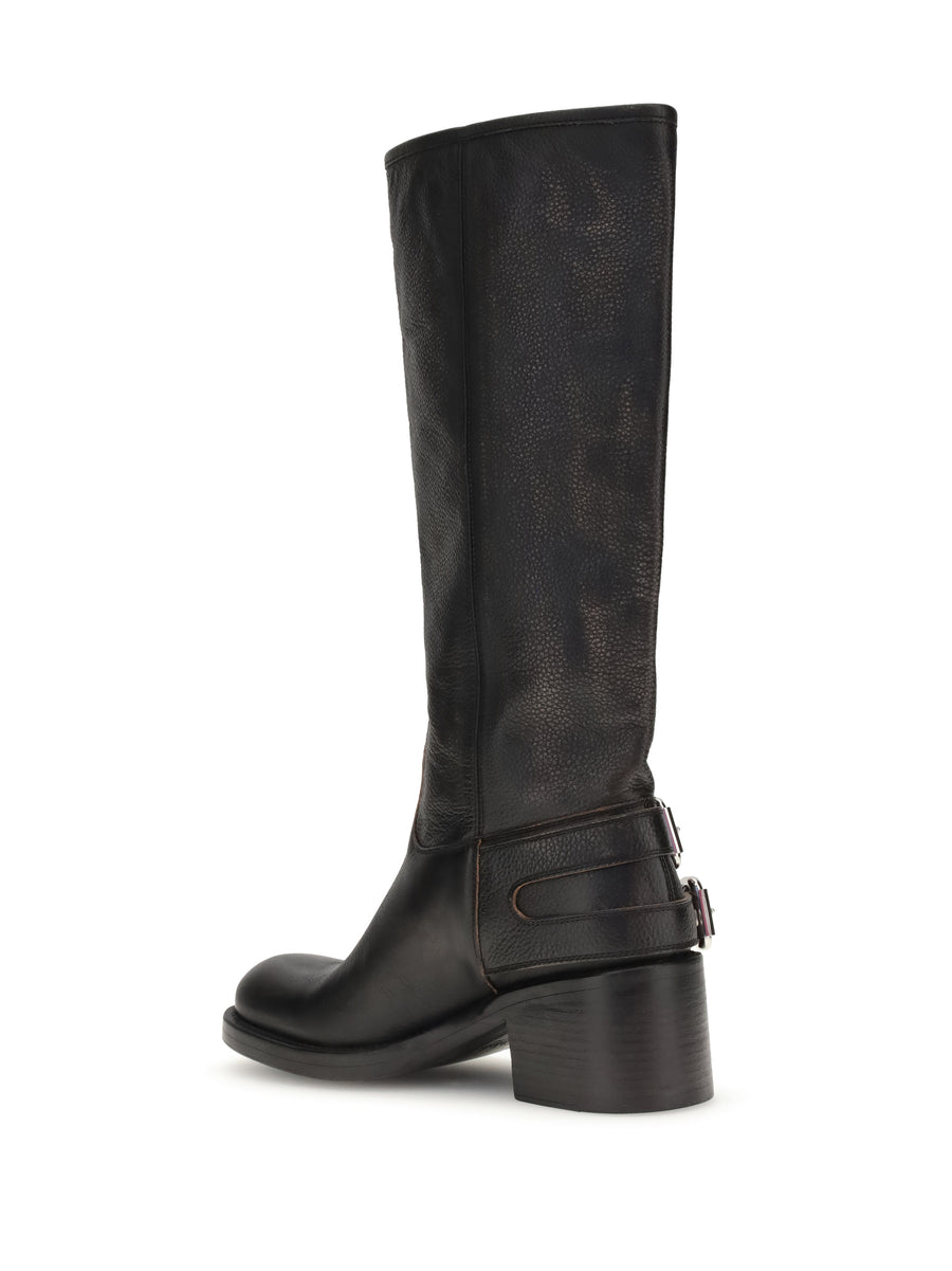 Boots Dakota Black Calfskin