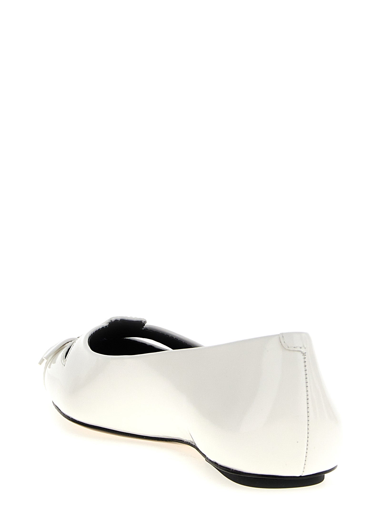 The Kat Ballet Flats White Cow Leather (bos Taurus) Flat Shoes