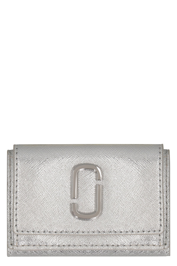 Wallet Mini Snapshot Silver Cow Hide & Purses