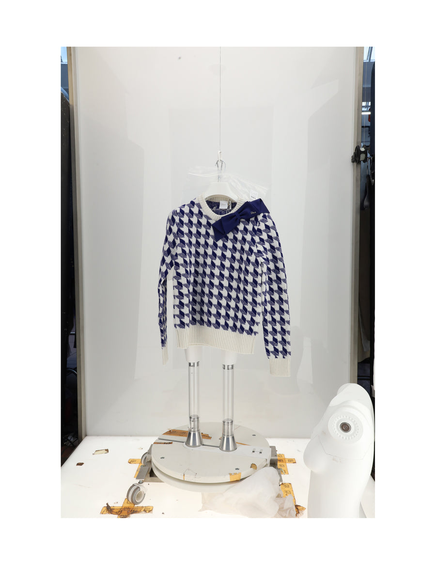 Pullover White Wool