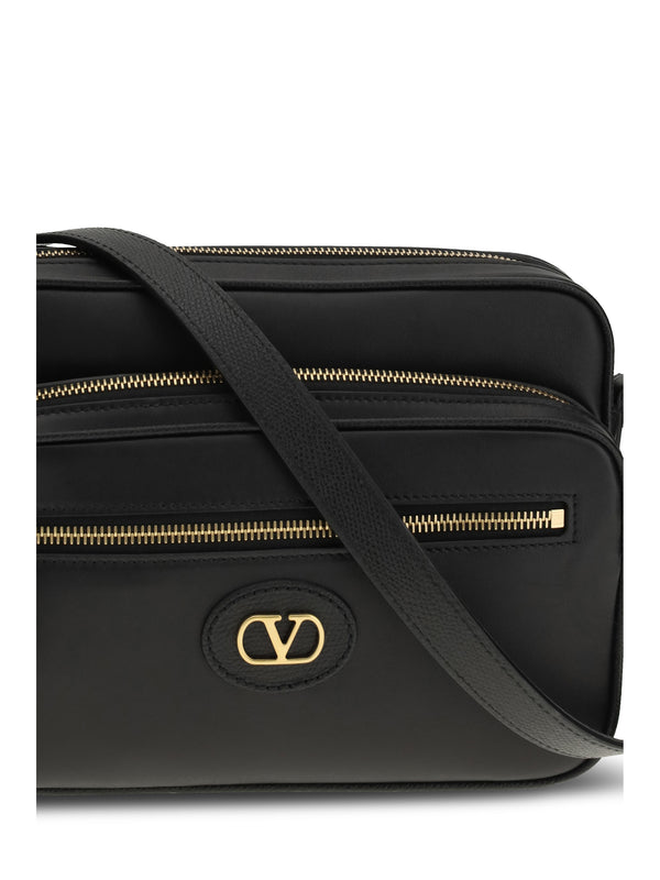 Shoulder Bag Antibes Black Calf Leather