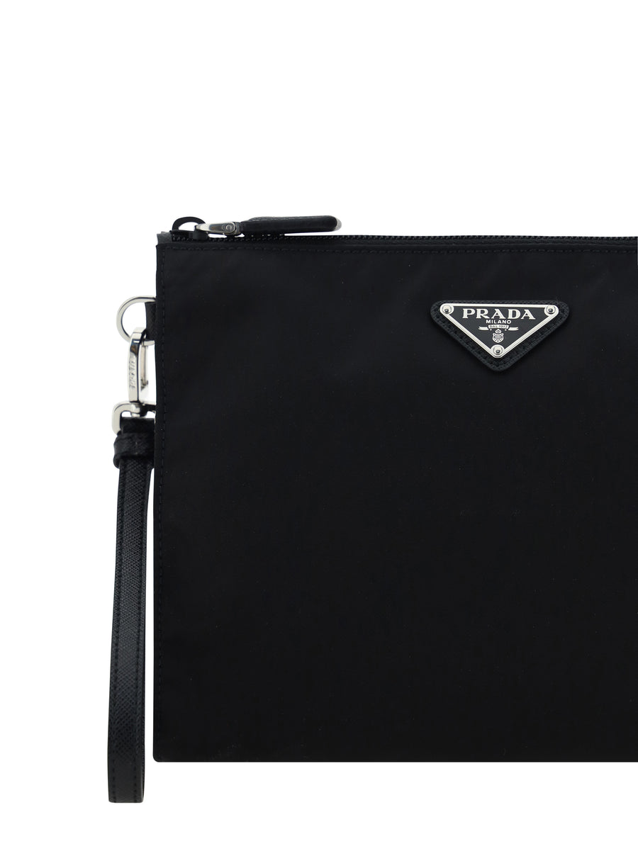 Beauty Case Black Polyamide Wash Bags