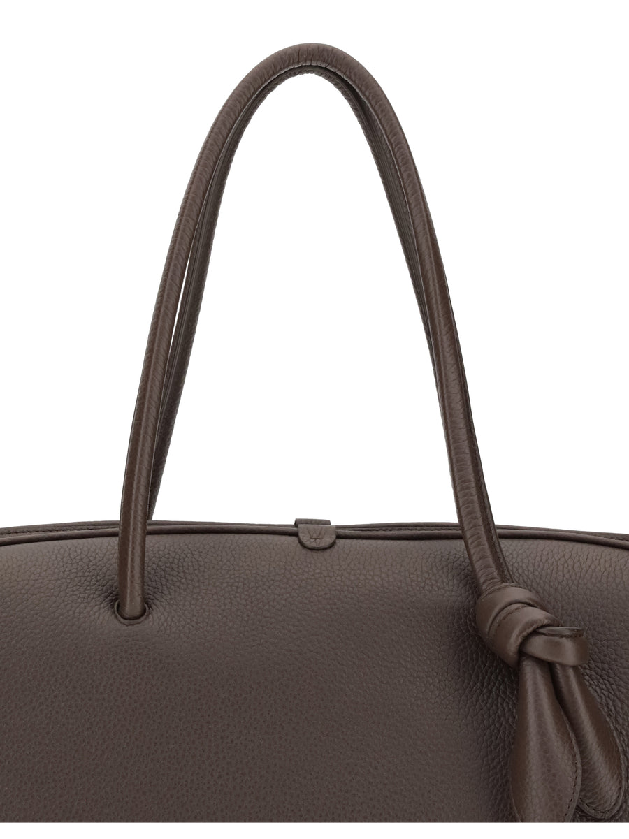 Le Grand Tourisme Travel Bag Dark Brown Calf Leather Bos Taurus Handbags