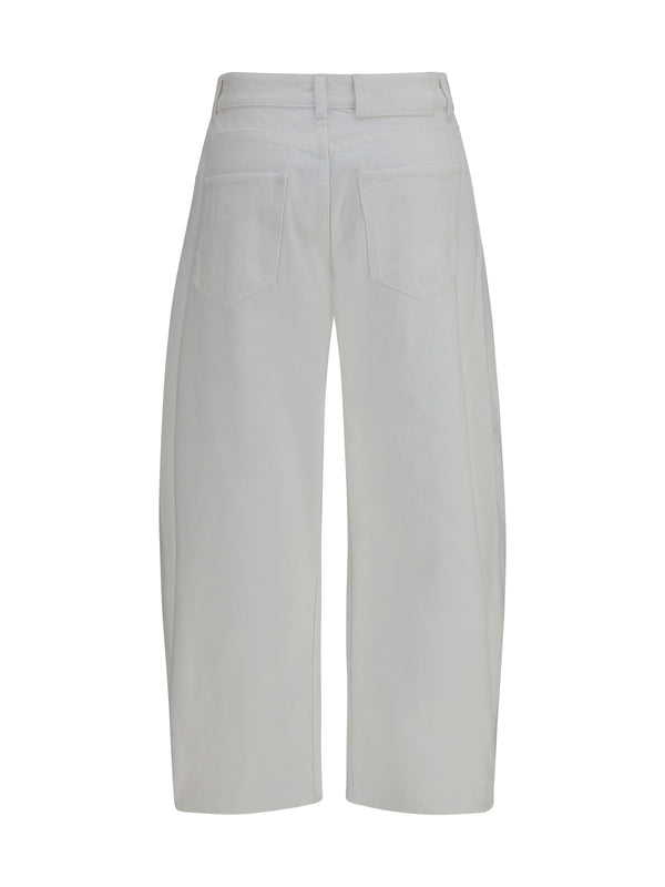 Jeans Rodeo White Denim Cotton