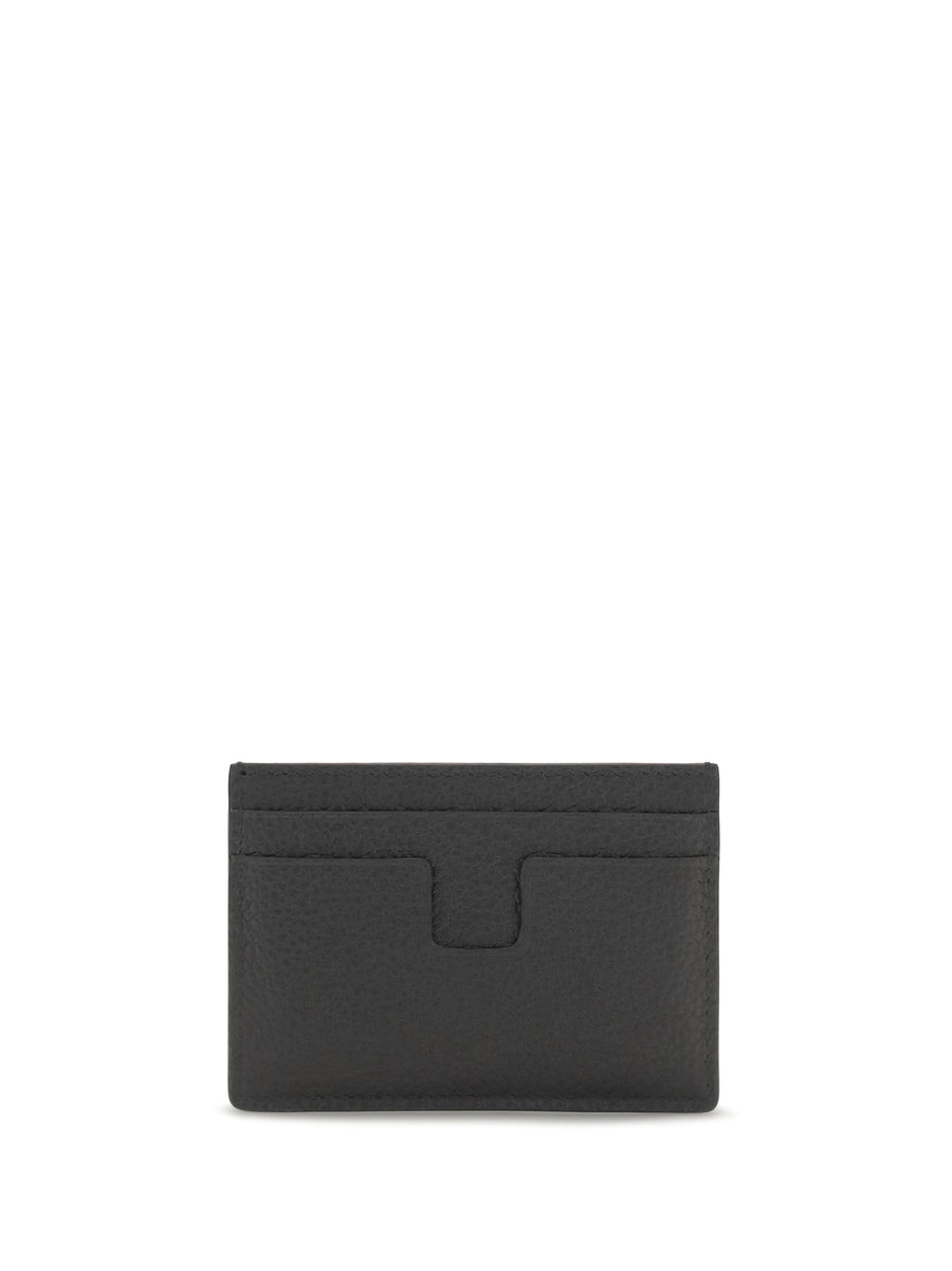 Card Holder Leather Black Calf Umbrellas