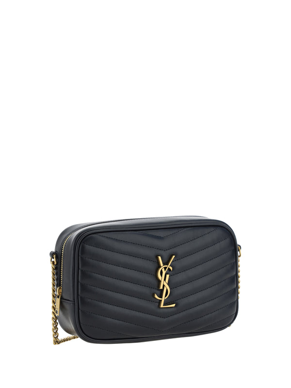 Lou Shoulder Bag Black Leather Calf Bos Taurus