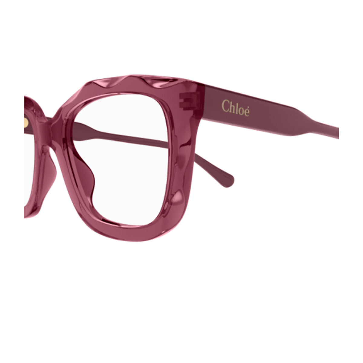 Chloé CH0229O Linea 003 Burgundy Pink Rosso Acetate Occhiali Da Vista