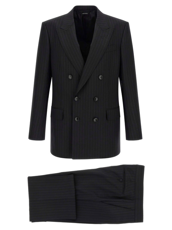Tom Ford Pinstriped Double-breasted Dress