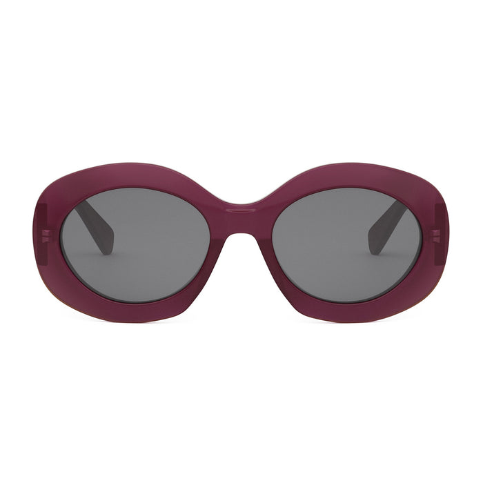 Celine CL40292U Triomphe 69A Bordeaux Rosso Acetate Occhiali Da Sole