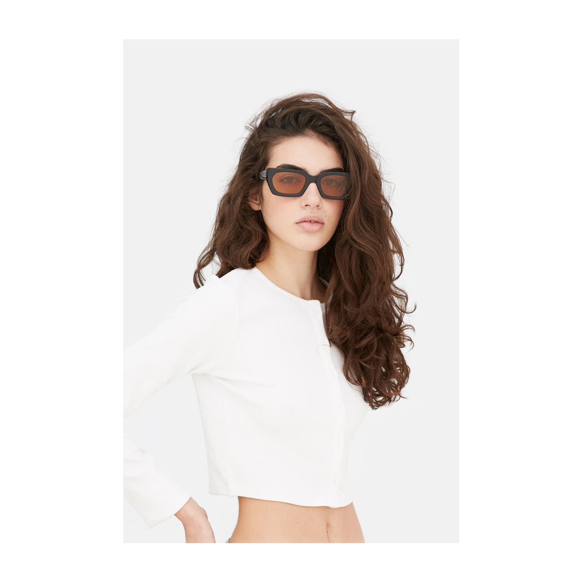 Retrosuperfuture TEDDY REFINED Black Brown Nero Acetate Occhiali Da Sole