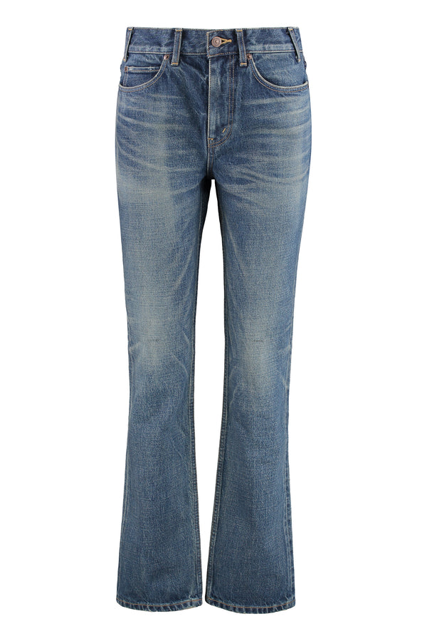 Françoise Straight Leg Jeans Denim Cotton Straight-leg