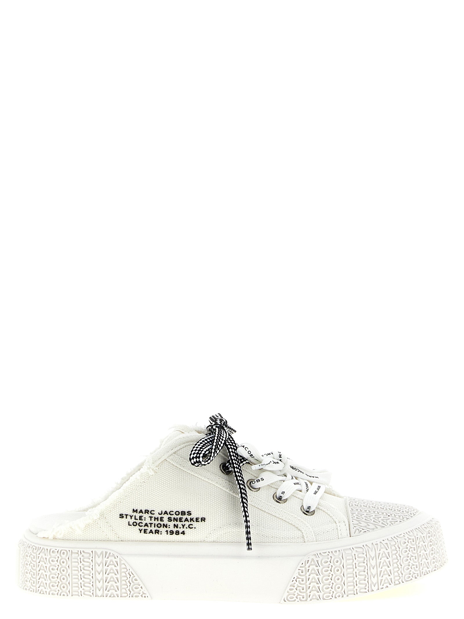 The Sneaker Mule White Cotton