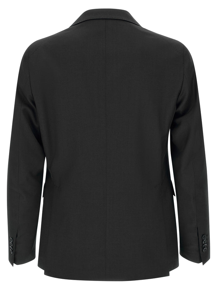 Montecarlo Dress Gray Virgin Wool Suits