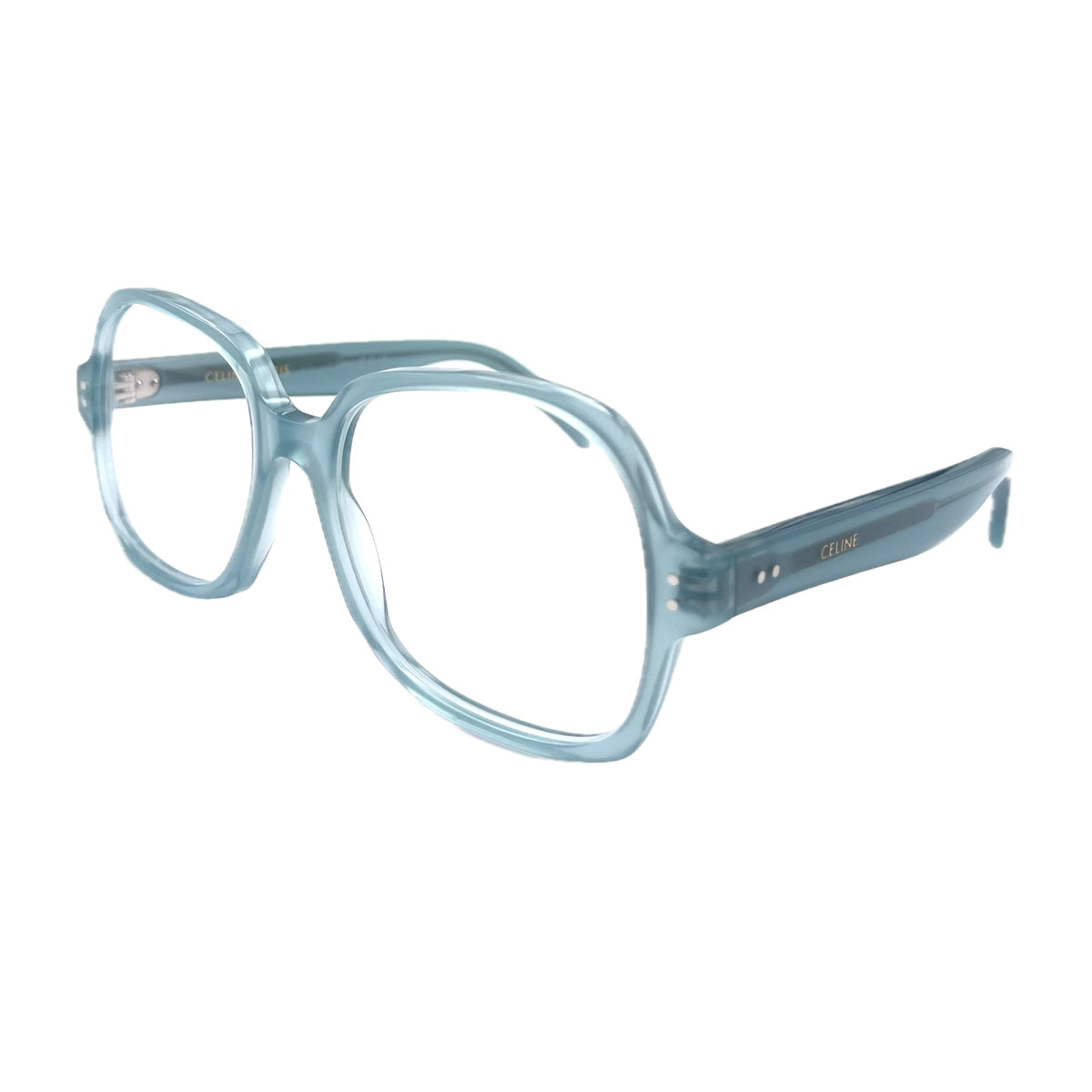 CL50148I THIN 2 DOTS 093 Turchese Acetate Occhiali Vista