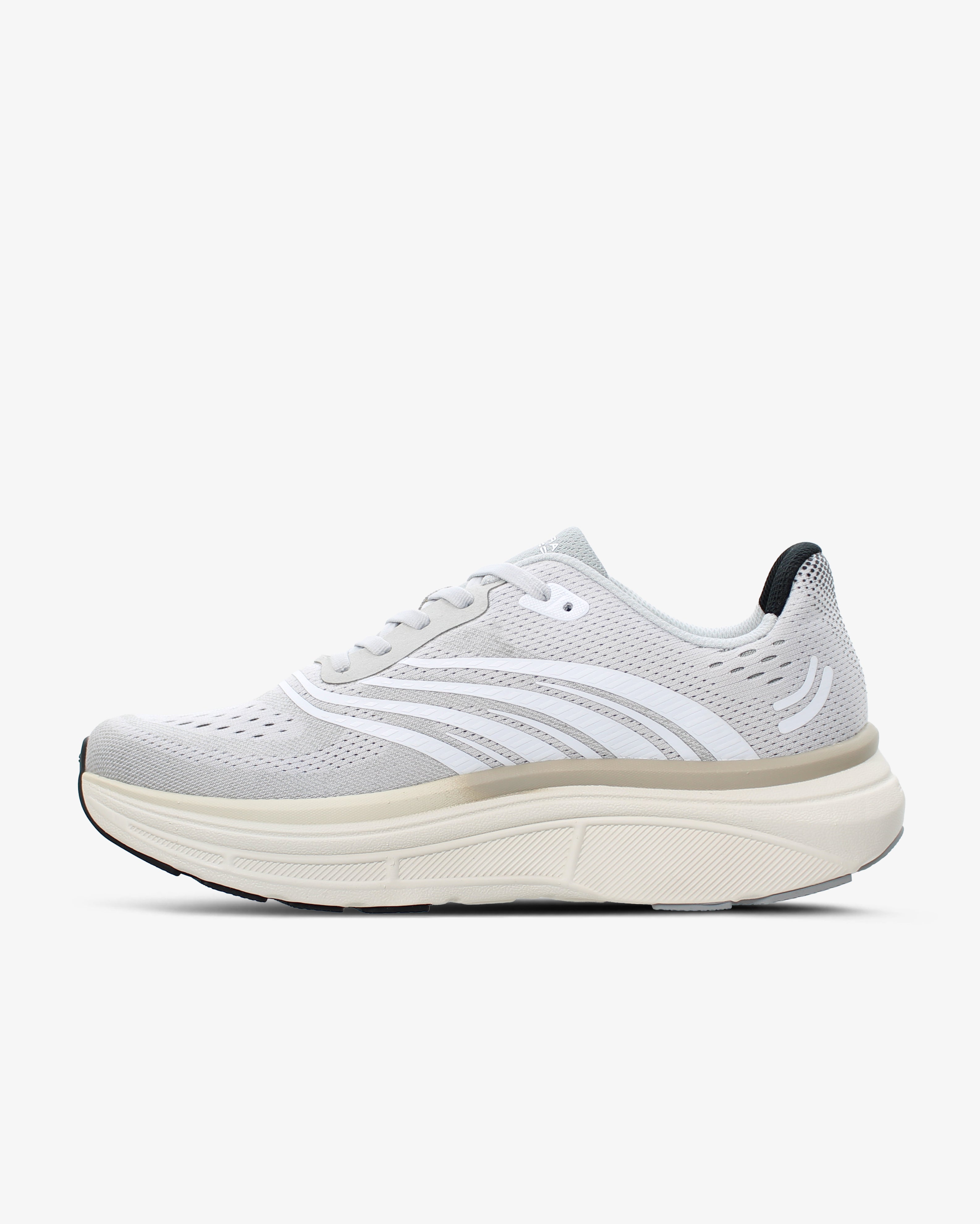Speed 01 12 Gray White Running Sneakers