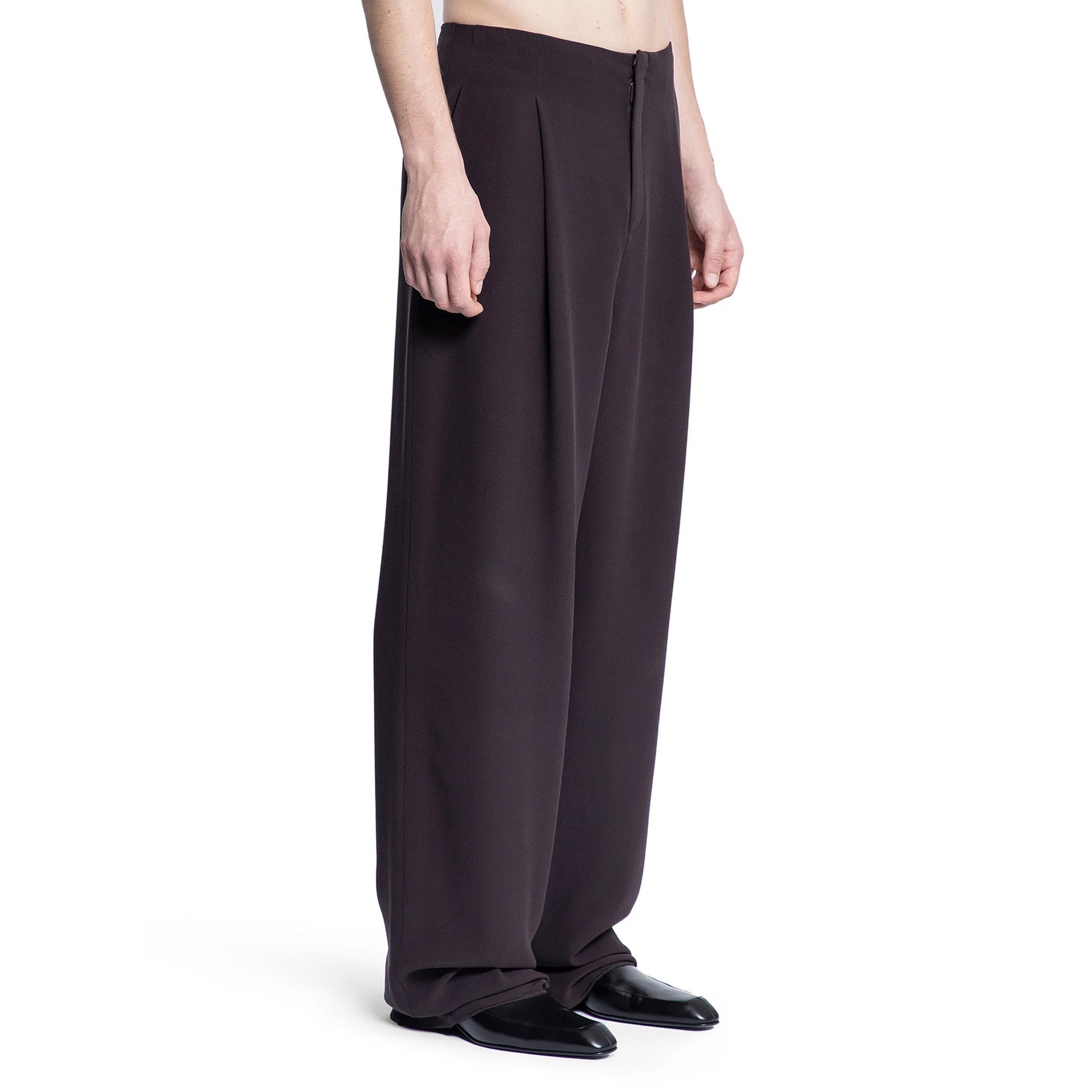 Silk Pants Brown