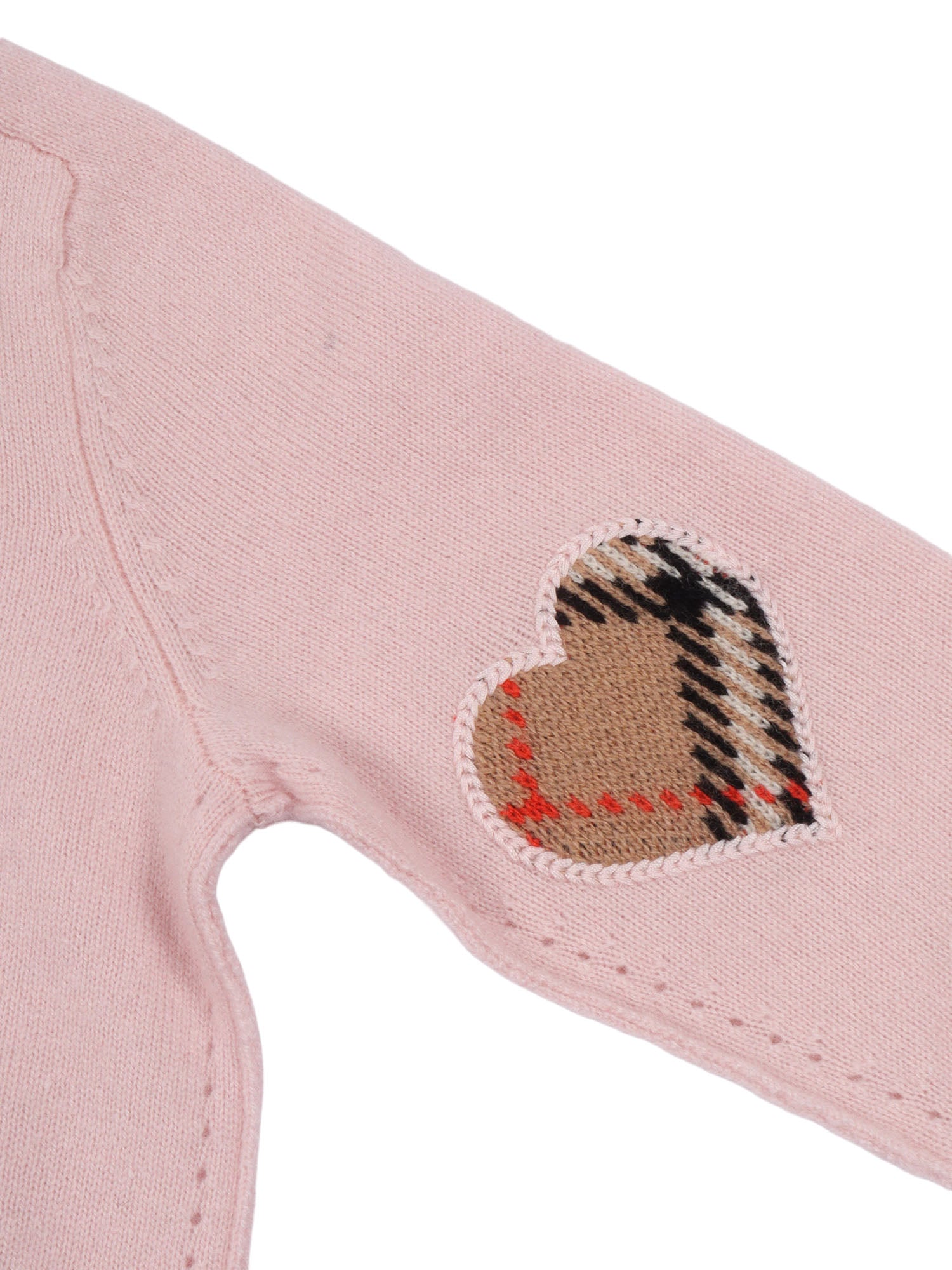 INF GIRL CARDIGANS Pink Wool Cashmere Cardigan