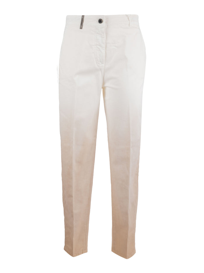 WOMAN TROUSERS Beige Pant