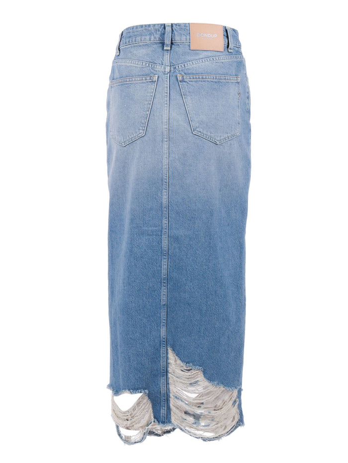 Skirt Blue Cotton