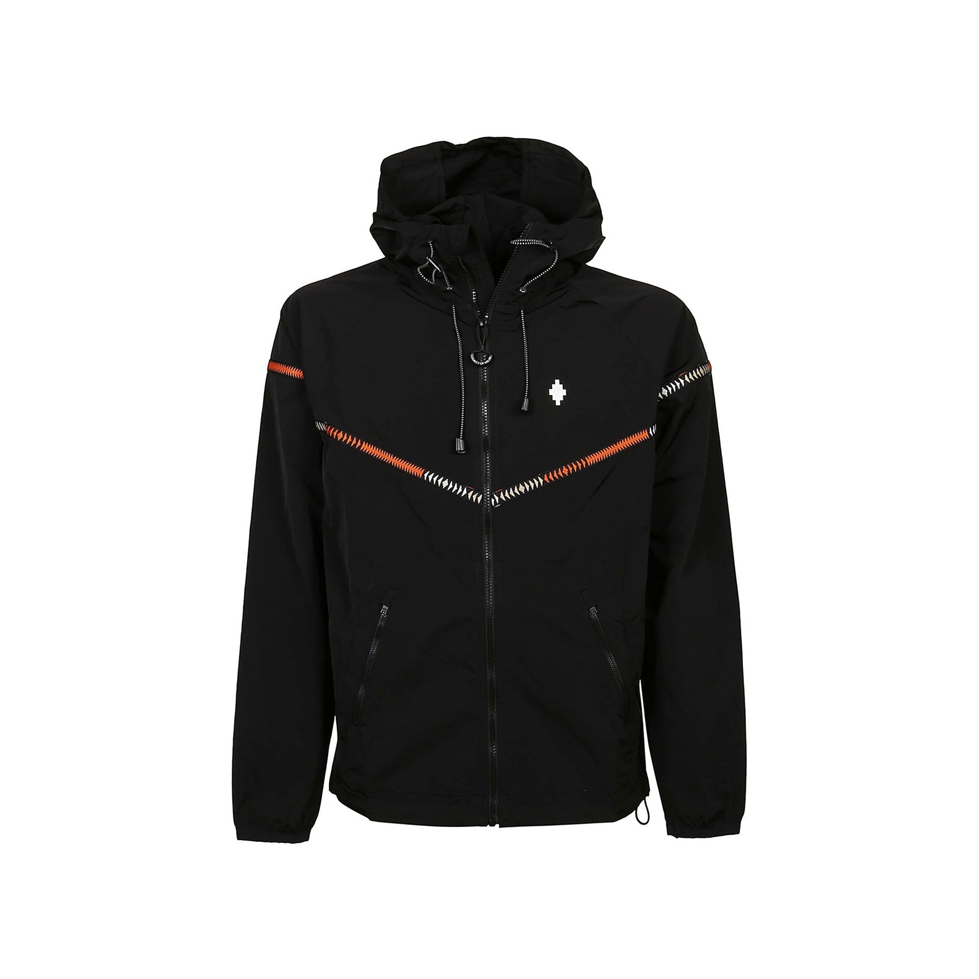 County Of Milan Windbreaker Jacket Black Polyamide