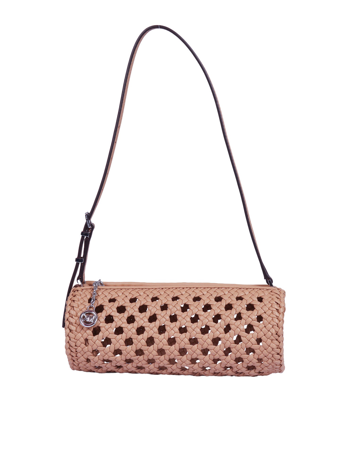 Sm Barrel Pouchette Beige Handbag
