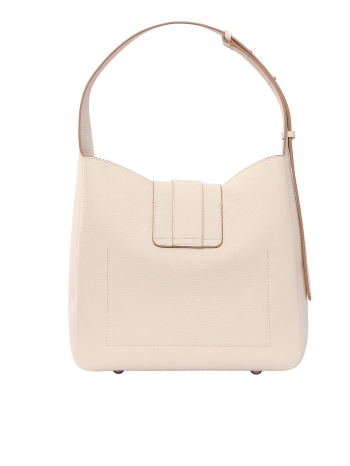H01X HOBO MINI VERTICALE BAG White Calfskin Lining Handbag