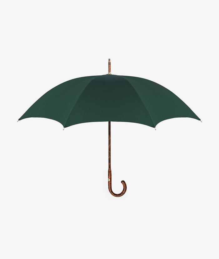 Umbrella Travel Green Maple Handle