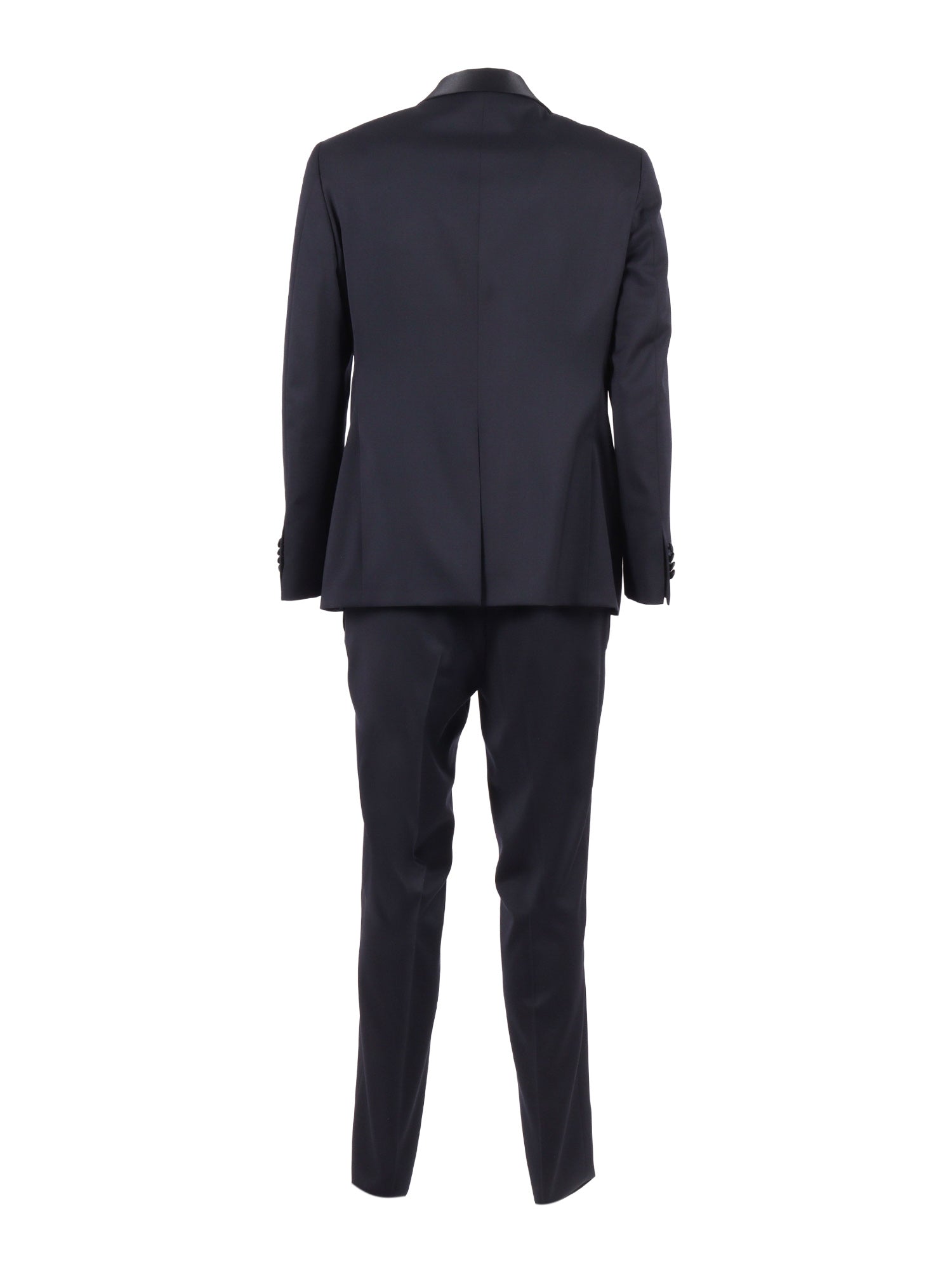 Suit Blue Virgin Wool Dress