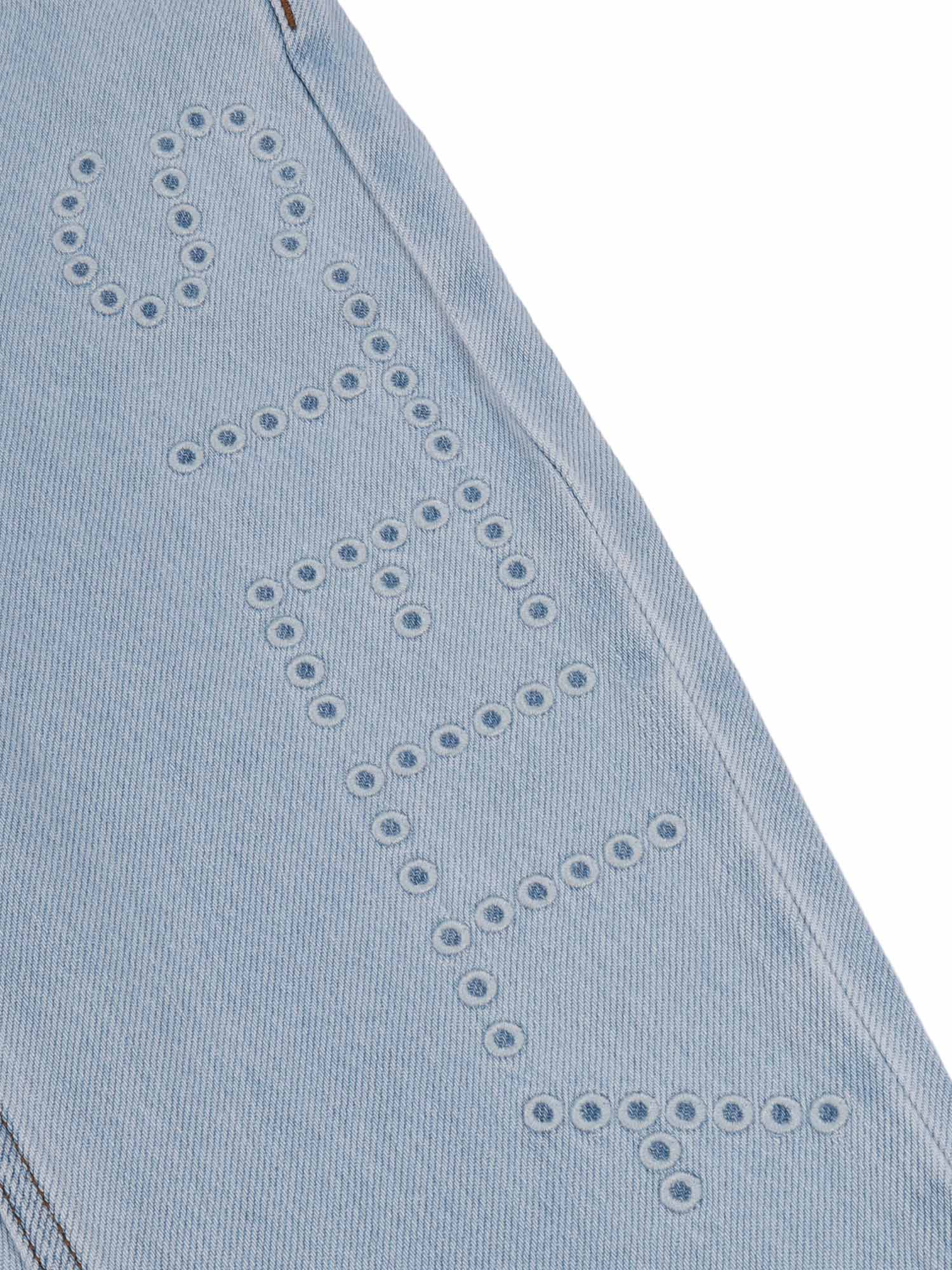 TROUSERS Blue Cotton Pant