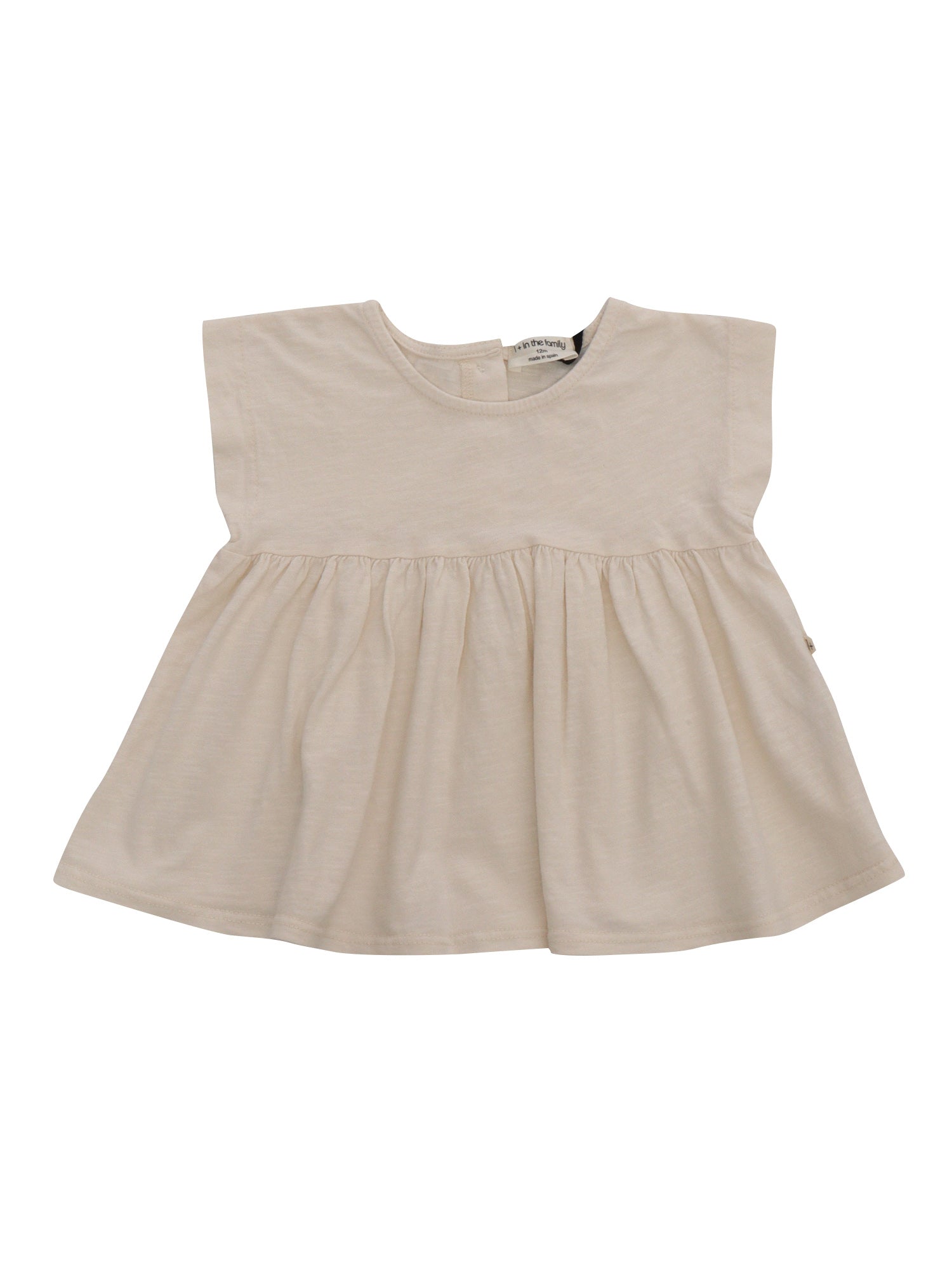 T-shirt with ruffles White Cotton Blouse