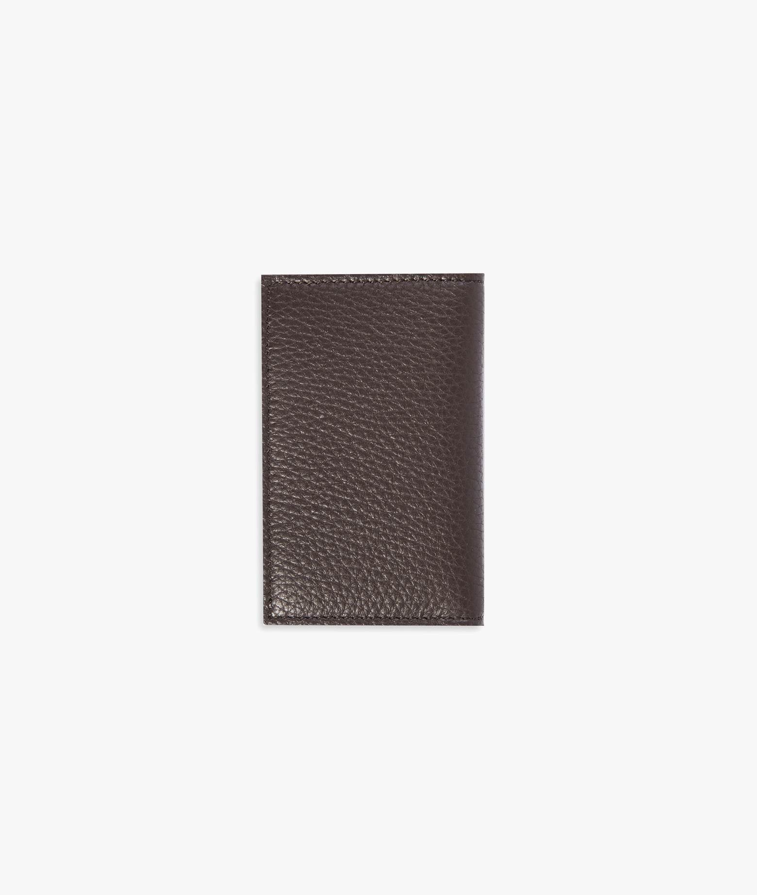 Vertical Card Holder Amedeo Chocolate Credit And Business