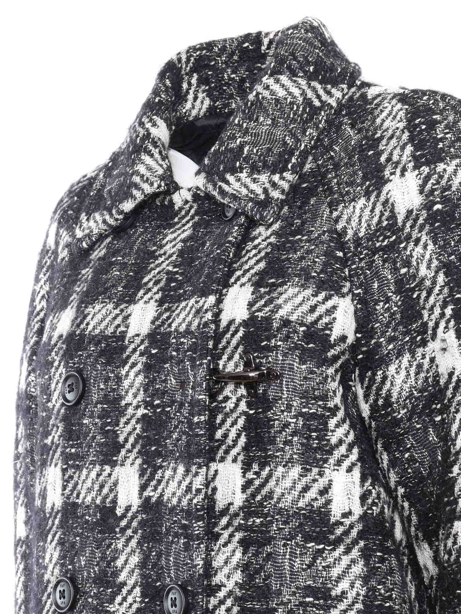 Double Breasted Jacqueline Coat + Hook Black
